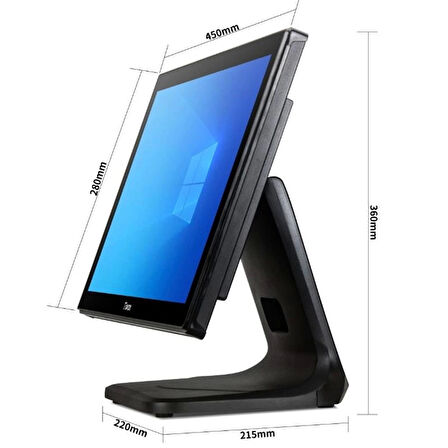 ONTECH - Tıwox Tp-7610 18.5" I7 10.nesil 128gb Nwme Ssd 8gb Ddr4 Ram 1366x768 Dokunmatik Pos Pc