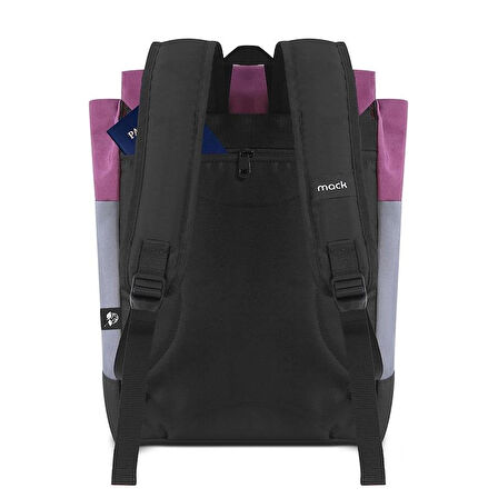 ONTECH - Mack Mce-1303 14.1" Zen Eco Günlük Sırt Çantası Bordo Gri