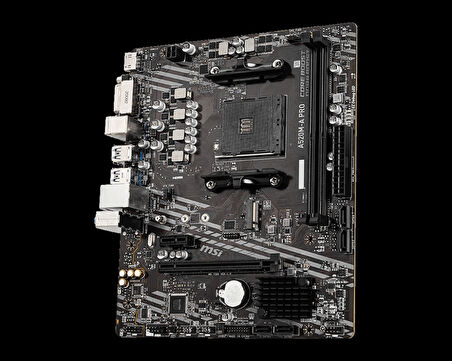 ONTECH - Msı A520m-a Pro Ddr4 4600mhz 1xhdmı 1xdvı 1xm.2 Usb 3.2 Matx Am4 (amd Am4 5000/4000 /3000 Serisi İle Uyumlu)