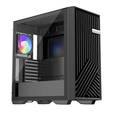 ONTECH - 1st Player Fd8 Siyah 750w 80+ Argb 6x12cm Fan Temperli Cam Mesh Usb 3.0 E-atx Kasa