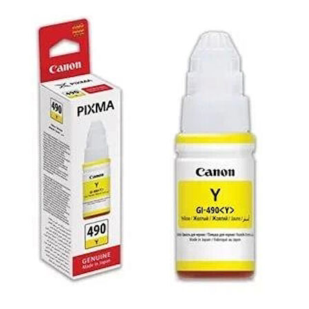 ONTECH - Canon Gı-490y Sarı Tank Kartus 7.000 Sayfa
