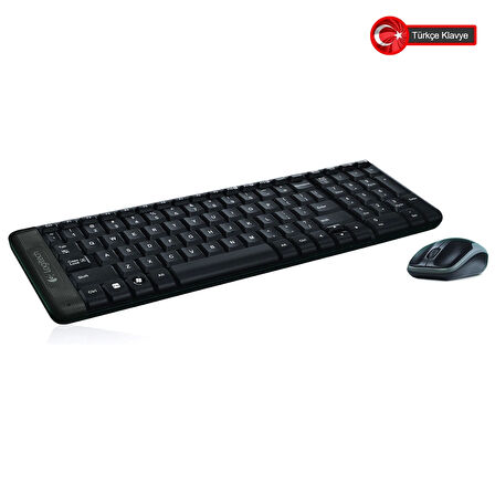 Logitech Mk220 (920-003163) Kablosuz Türkçe Q Klavye/mouse Set