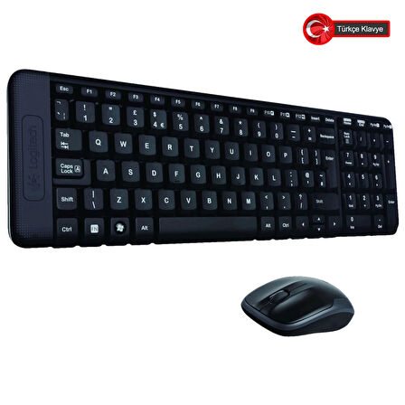 Logitech Mk220 (920-003163) Kablosuz Türkçe Q Klavye/mouse Set