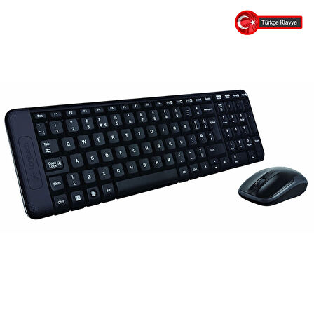 Logitech Mk220 (920-003163) Kablosuz Türkçe Q Klavye/mouse Set