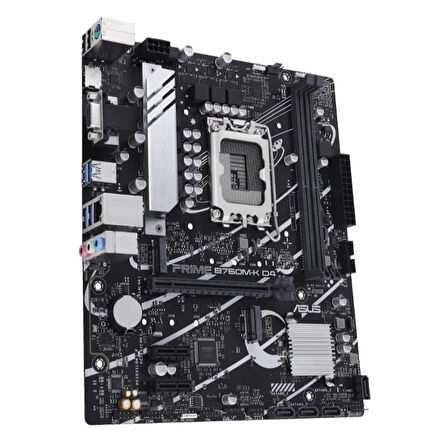 ONTECH - Asus Prıme B760m-k D4 Ddr4 5333mhz 1xvga 1xhdmı 2xm.2 Usb 3.2 Matx 1700p (12. / 13. Ve 14. Nesil İşlemci Uyumlu)