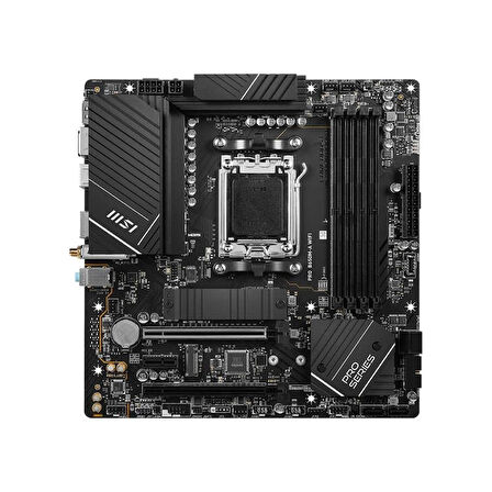 ONTECH - Msı Pro B650m-a Wıfı Ddr5 6000mhz 1xhdmı 1xdp 2xm.2 Usb 3.2 Matx Am5 ( Amd Am5 7000 Serili İşlemci Uyumlu)