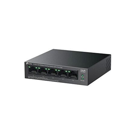 ONTECH - Tp-lınk Ls105lp 4 Port 10/100 +1 Port Rj45 Uplınk 41w 250 Metre Poe Mesafe Metal Kasa Swıtch
