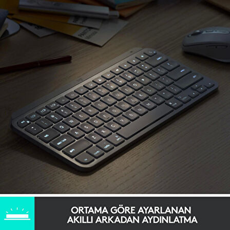 ONTECH - Logıtech Mx Keys Mını Q Tr Klavye Siyah 920-010504