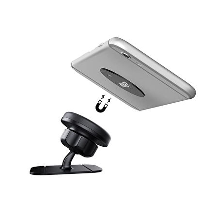 ONTECH - Aukey Hd-c13-bk Güçlü Yapışkan Ve Mıknatıslı Araç İçi Telefon Tutucu