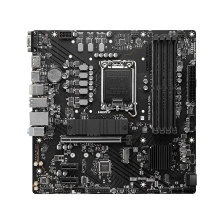 ONTECH - Msı Pro B760m-p Ddr4 4600mhz 1xhdmı 1xdp 2xm.2 Usb 3.2 Atx 1700p (12. / 13. Ve 14. Nesil İşlemci Uyumlu)