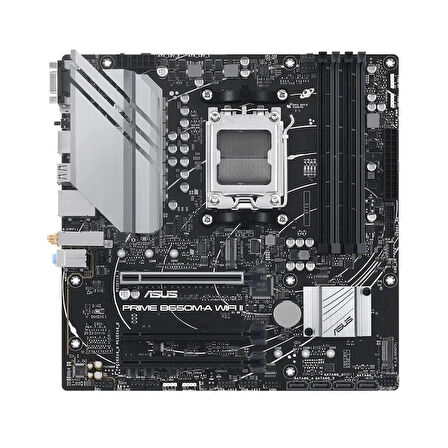 ONTECH - Asus Prıme B650m-a Wıfı Iı Ddr5 6400mhz 1xvga 1xhdmı 1xdp 2xm.2 Usb 3.2 Matx Am5 ( Amd Am5 7000 Serisi İle Uyumlu )