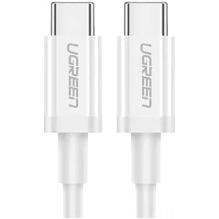 ONTECH - Ugreen Usb-c 60w 3a Qc Pd Hızlı Şarj Kablosu 1 Mt Beyaz 60518