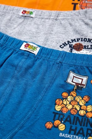 Öts Erkek Çocuk 3’lü Pamuklu Boxer Baskılı Konfor Odaklı Tasarım (7249-3)