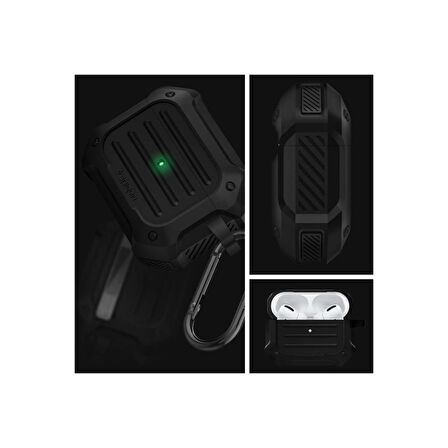 Spigen Apple AirPods Pro Kılıf Tough Armor Black - ASD00537