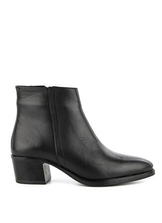 Hush Puppies Deri Siyah Kadın Topuklu Bot 725011-001