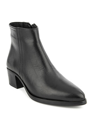 Hush Puppies Deri Siyah Kadın Topuklu Bot 725011-001