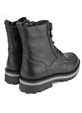 Hush Puppies Deri Siyah Kadın Bot 725030-001