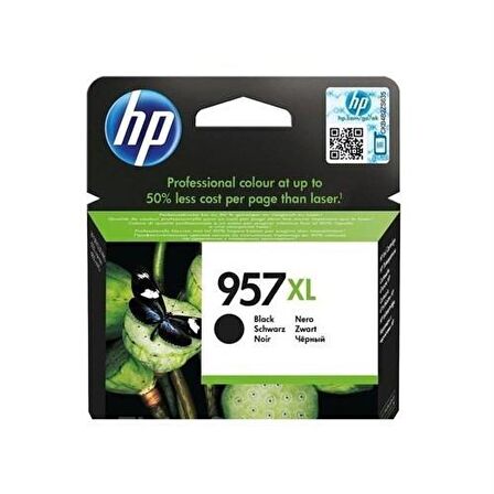 HP No 957Xl Yüksek Kapasiteli Siyah Kartuş
