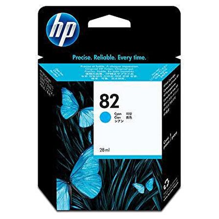 HP 82 Cyan Mavi 69ML Kartuş C4911A