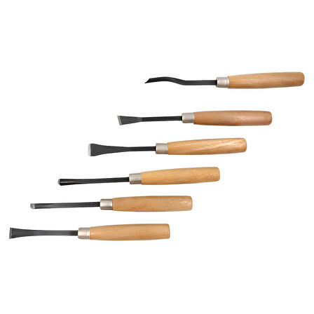 Fixonic Sakata WD1006 6 Parça Ahşap Oyma Seti