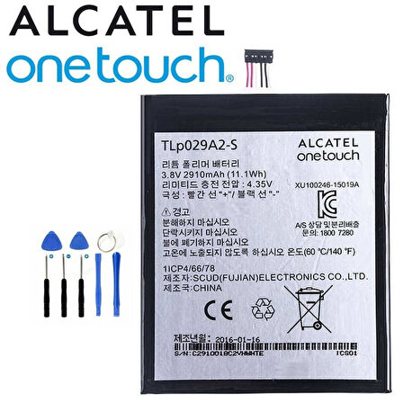 Alcatel İdol 3 5.5 TLp029A2-S Pil Batarya ve Tamir Seti