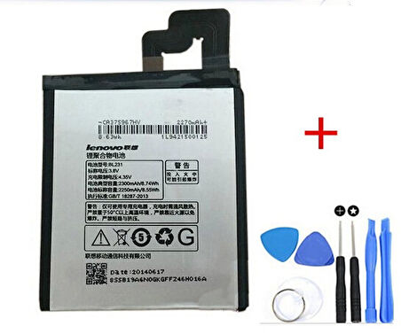 Lenovo Vibe C /X2 Batarya Pil Tamir Seti BL231