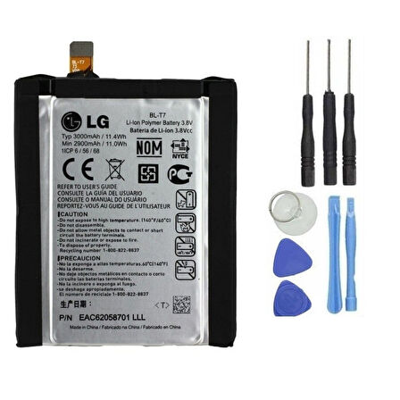 Lg G2 Batarya Pil D800 D801 BL-T7 3000 mAh