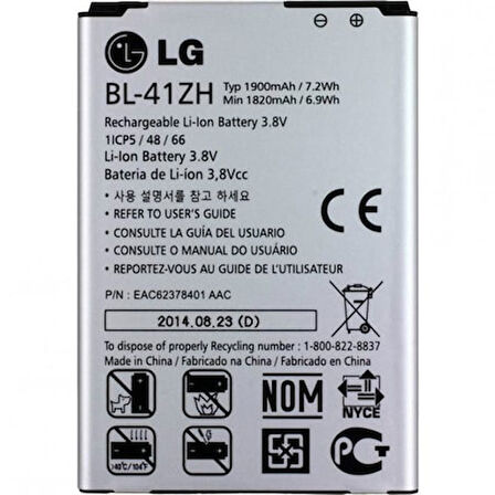Lg L Fino / Lg Leon Batarya Pil  D290 BL-41ZH