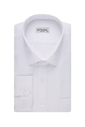 Süvari Classics Rahat Kalip Özel Armür Desenli Cepli Gömlek