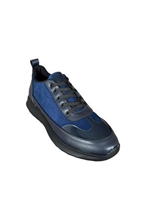 Bağcıklı Kadın Spor Sneaker Ayakkabı LACİVERT