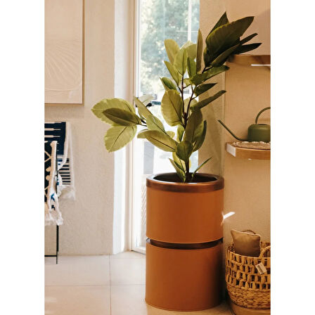 Reyo Yapay Ficus Altissima Ağacı Gerçek Dokulu 120 Cm