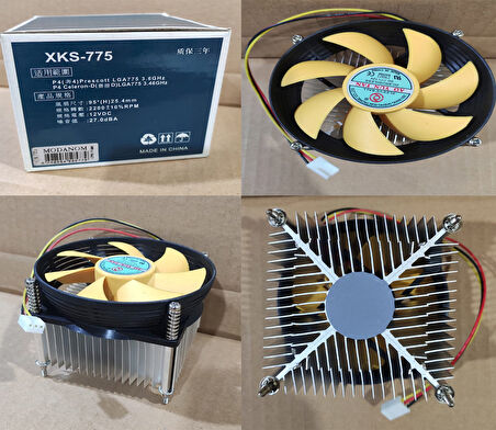 775 PİN ALİMİNYUM CPU FANI CPUFAN002
