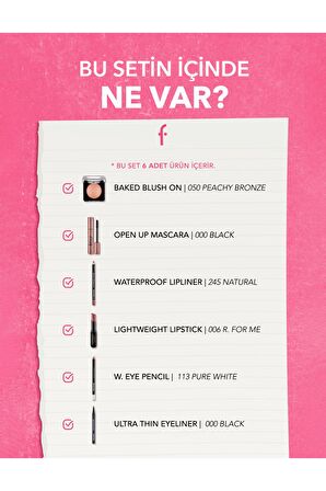 Flormar Turkish Delight Makeup 6'lı Makyaj Seti