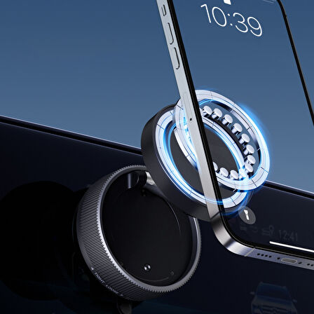 Lopard Vakum Özellikli Magsafe Telefon Tutucu — Üç Eksenli Bağlantı, Kolay Kurulum