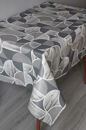 Elyaf Silinebilir Pvc Muşamba Masa Örtüsü 1256-1 GeoYvarlak