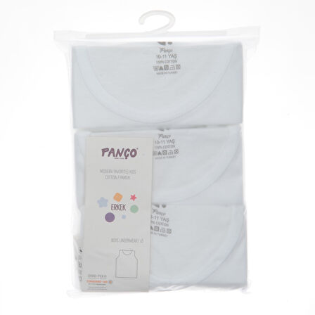 Erkek Çocuk  Askılı 3 lü Atlet      