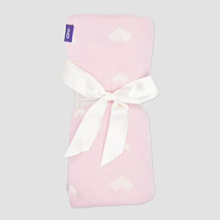 Unisex Çocuk Battaniye Açık Pembe