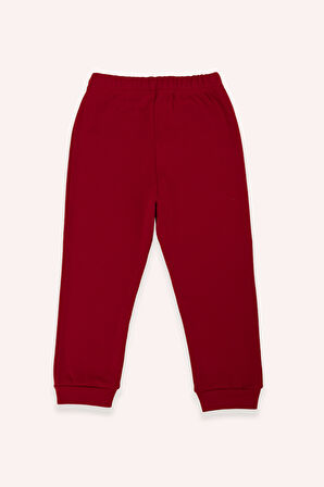 Unisex Çocuk Pijama Takımı Kırmızı