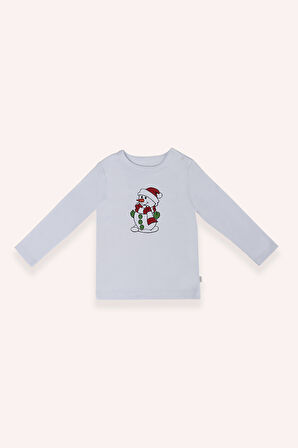 Unisex Çocuk Pijama Takımı Kırmızı