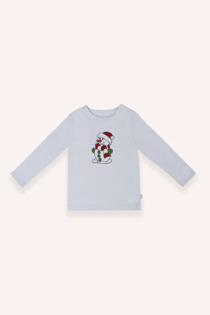 Unisex Çocuk Pijama Takımı Kırmızı