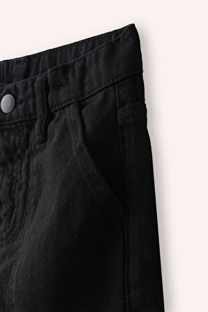 Erkek Çocuk Denim Pantolon Siyah