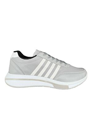 Unisex Spor Ayakkabı GRİ - BEYAZ