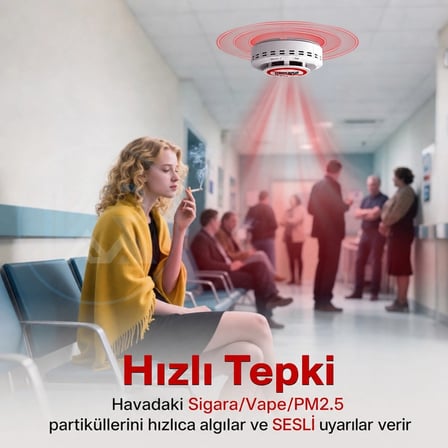 OPAX-V200 PRO Wi-Fi Sigara ve Vape Dedektörü