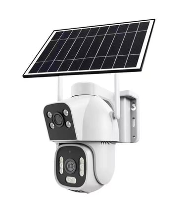 2mp*2 4mp 4g 12w Solar Kamera IO-779