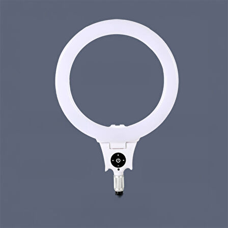 Lopard 30cm Işıklı Telefon Tutucu Ring Light — 72 LED, 3000–6500K, Uzaktan Kumanda, LED Işık 