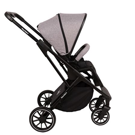 Bagi Flexfold 2 Black Travel Sistem Bebek Arabası Greyson