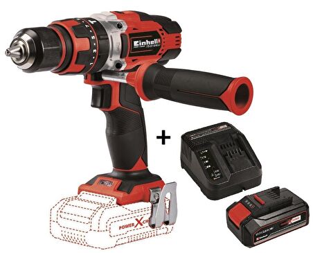 Einhell TE-CD 18/48 Li-i Darbeli Matkap  + 2.5 Ah Starter Kit