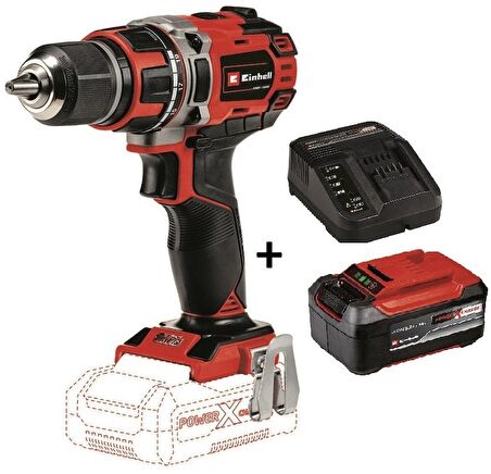 Einhell TE-CD 18/50 Li BL Matkap Vidalama + 5.2 Ah  Plus Starter Kit