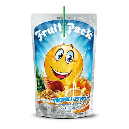 Fruit Pack Tropikal Meyveli İçecek 200 ml x 20 Adet