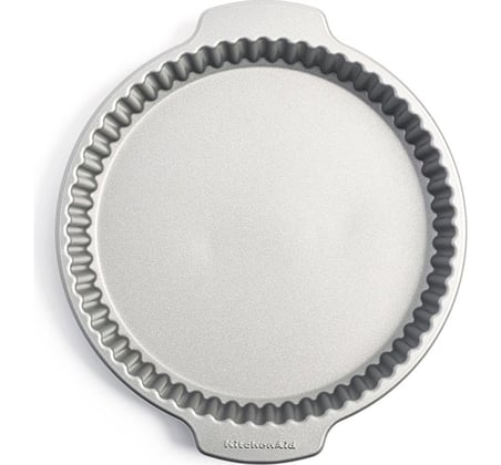  KitchenAid Gri Tart/Kiş Kalıbı 28 cm Yapışmaz Kaplama ile Kolay Temizlik ve Dayanıklılık Sunar